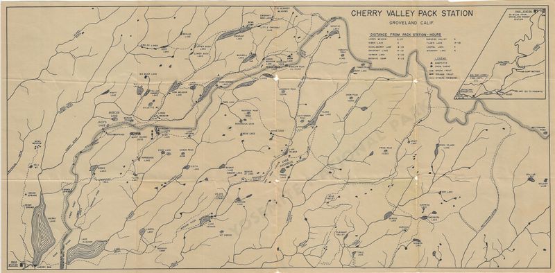 1945 Cherry Valley Pack Station in Groveland, CA - Yosemite
