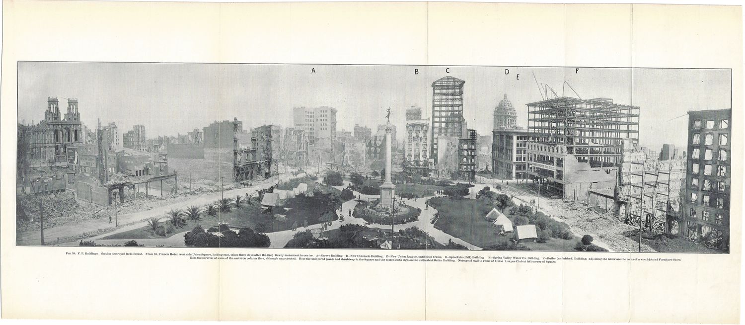 1906 SVWW View of San Francicso After the Fire