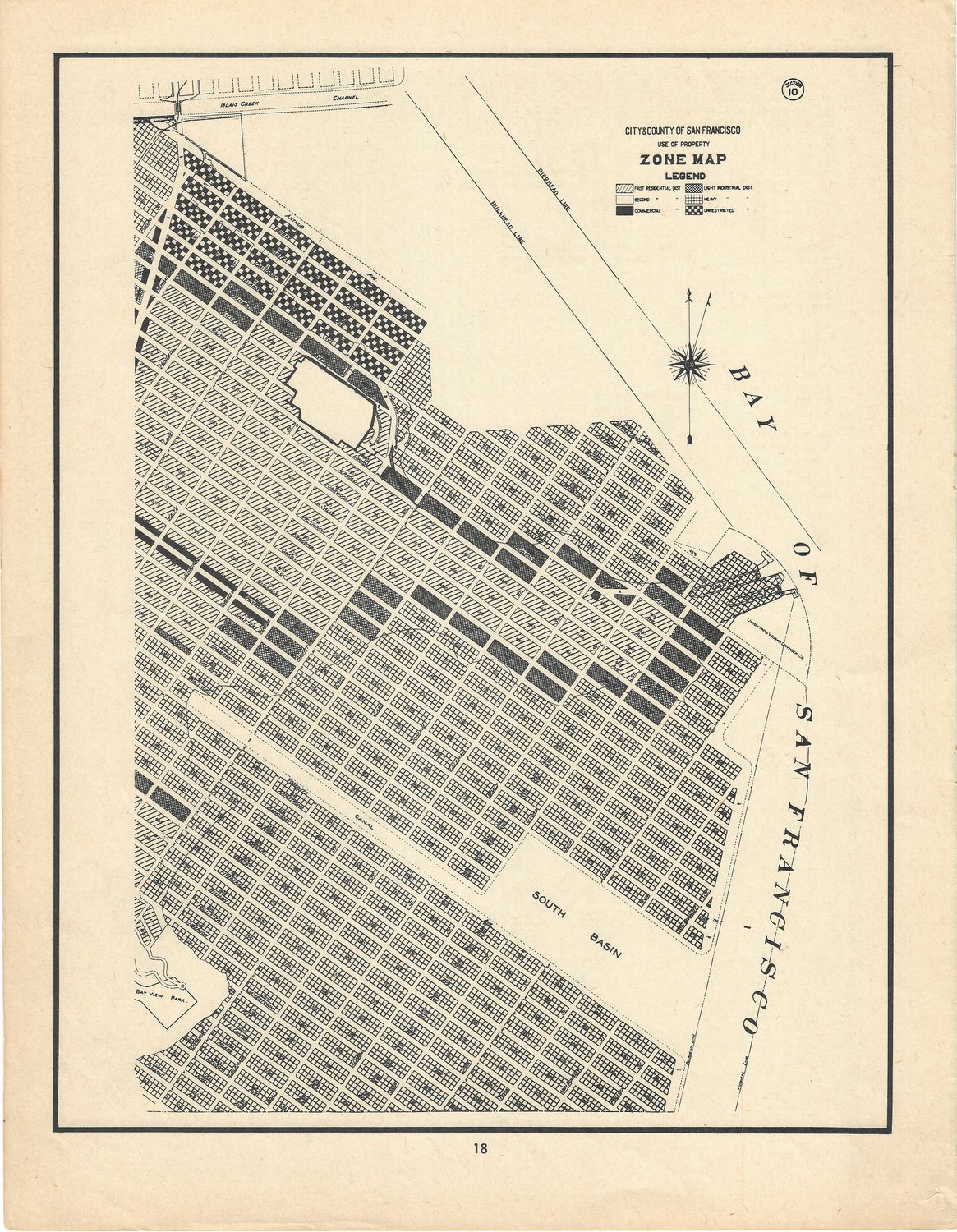 1947 San Francisco Zoning Map Sectional (each)