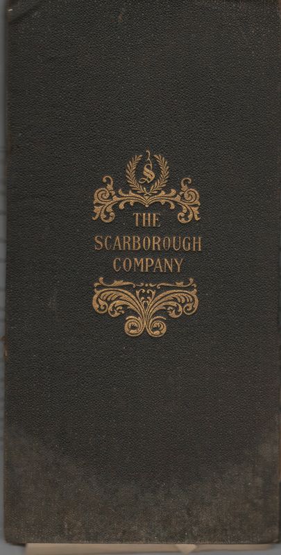 1915 Folding Map of California by the  Scarborough Co.