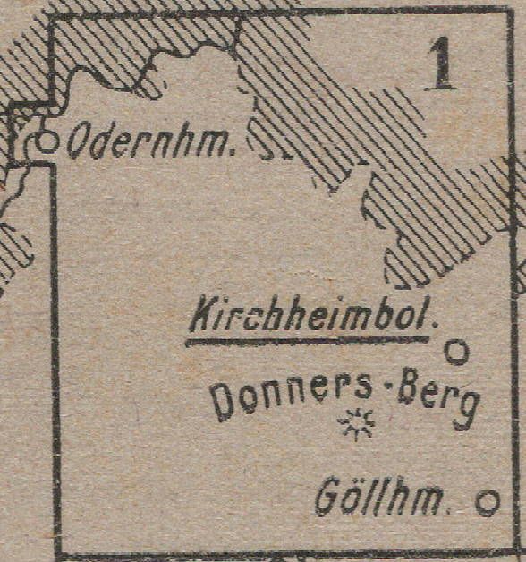1922 Seven Maps of the Rhineland Pfaltz Valley Wine Region of Germany with Linen backing