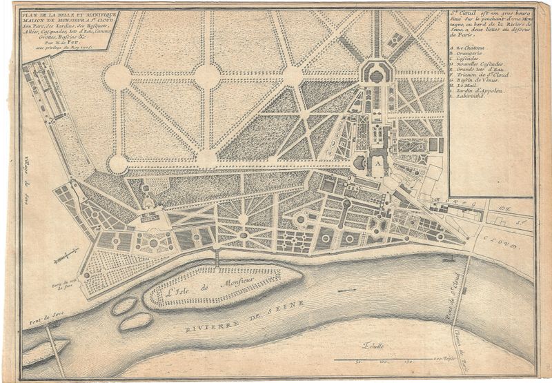 1715 Views of Buildings at Versailles France