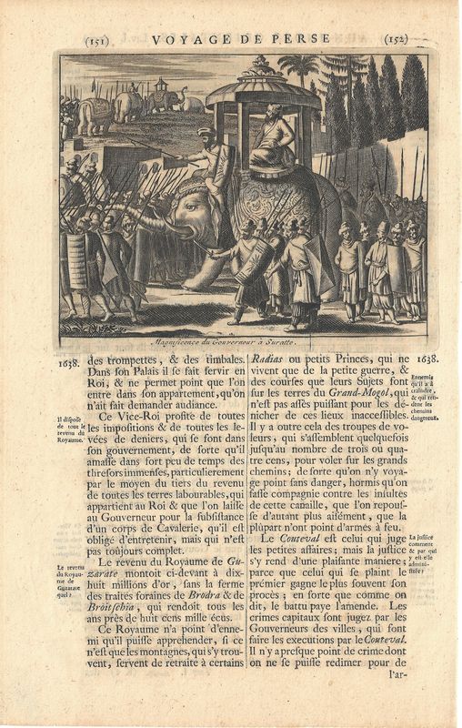 1671 Views and Text of Voyage de Perse (Persia  &amp; India ) , each view