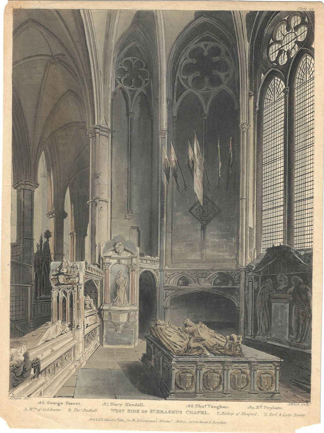 1812 View of the West Side of St Erasmus Chapel