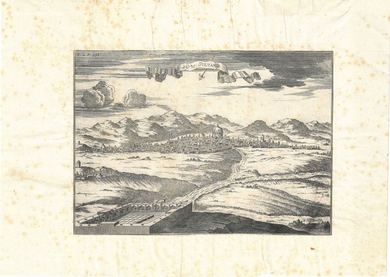 1790 View of Sultanie (Soltaniyeh, Iran ) 