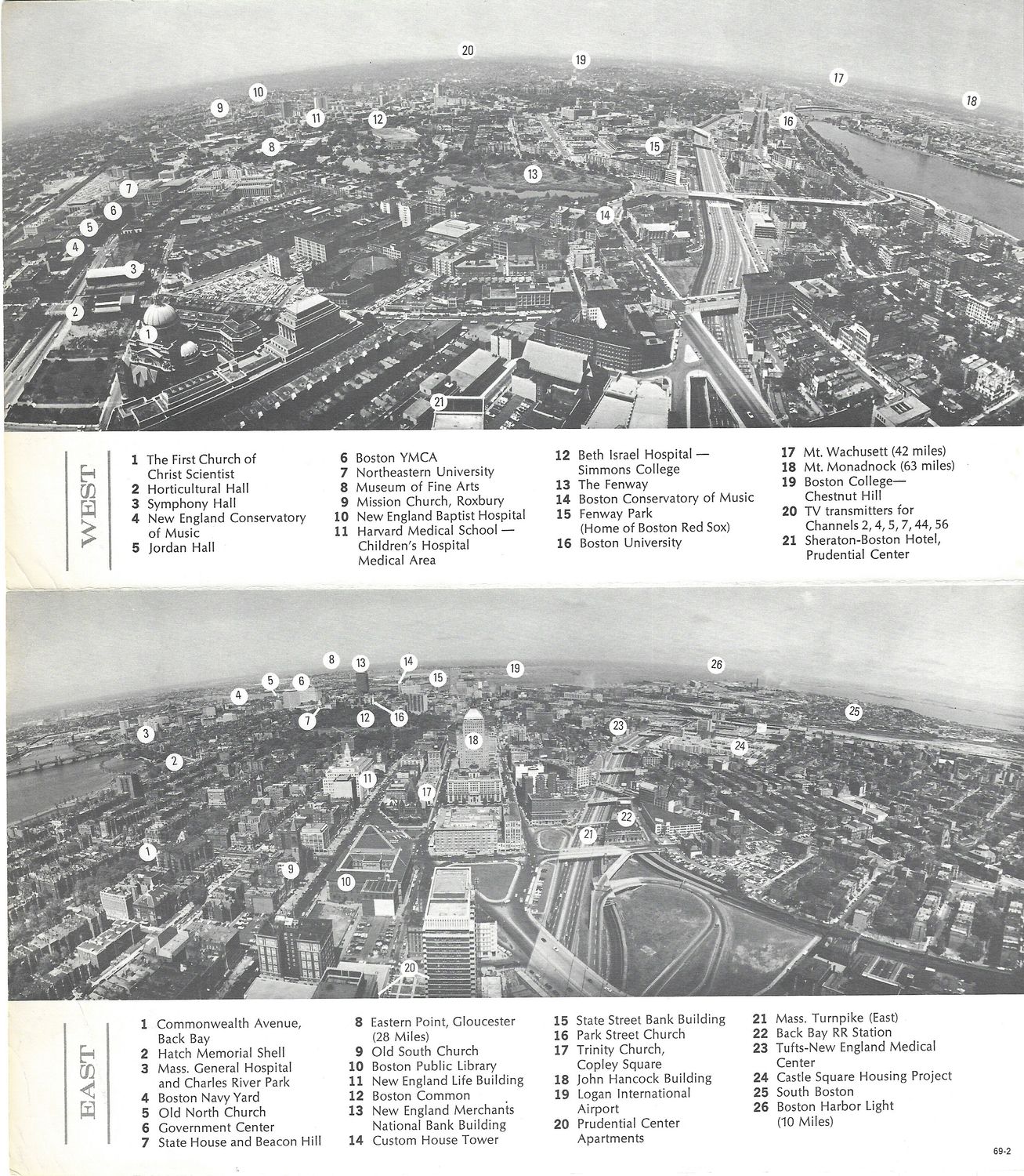 1976 Boston Skywalk View