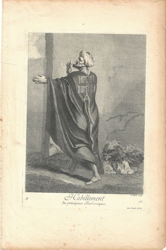 1726 B. Baron Portraits of the Turkish Court, engraved by B. Picart