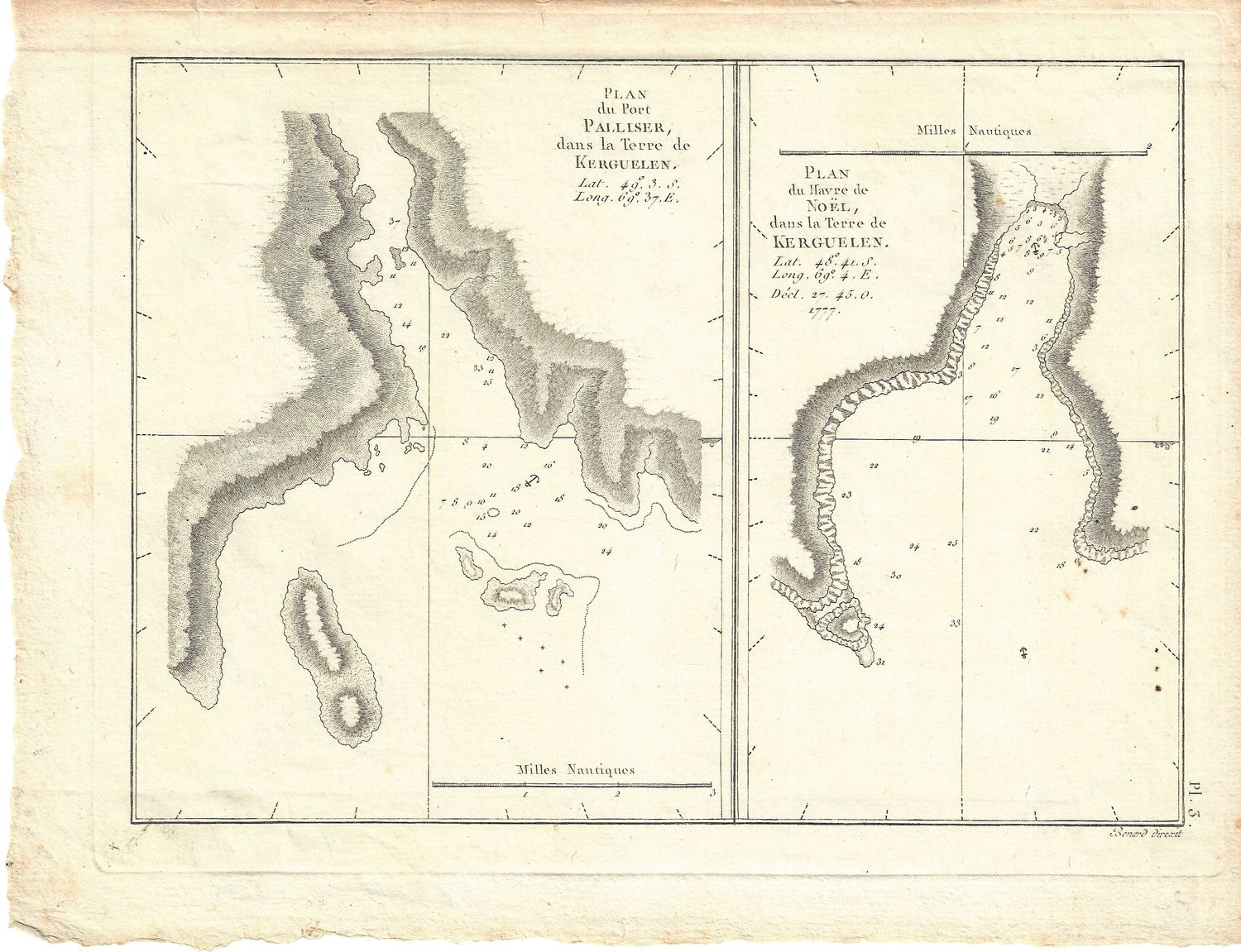 1785 Harbor Views from Cook&#39;s Third Voyage - Plate 3 , Plate 24 -French Edition , Each
