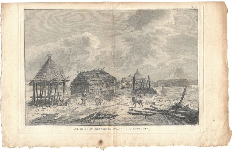 1785 View of Kamtchatka Pl. 72 French Edition
