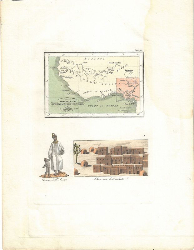 1820 Peoples of Tombouctou (Timbuktu) &amp; Rivers of Nigeria, Senegal, Gambia