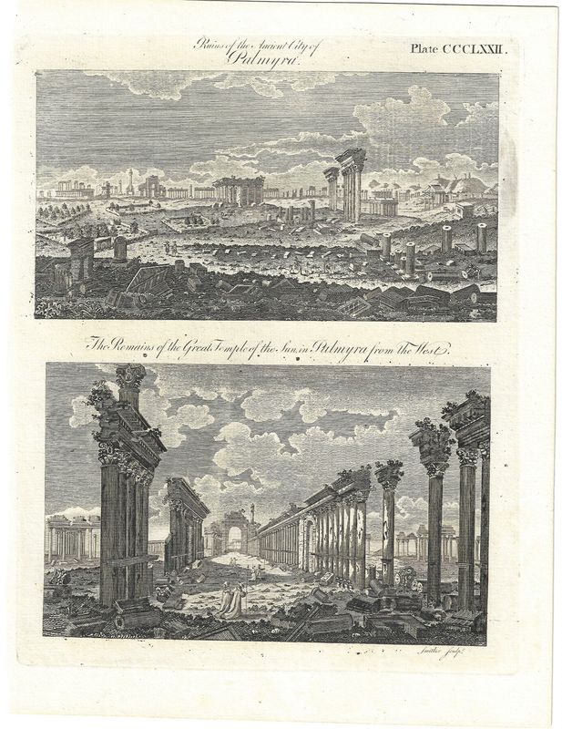 1798 View of the Ruins of Palmyra in Syria