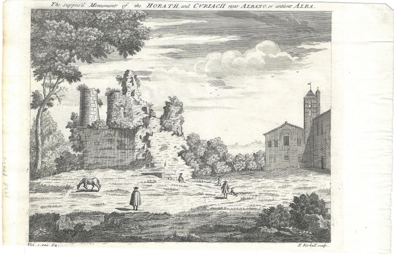 1738 The Supposed Monument of the Horatii &amp; Cvriacii near Albano