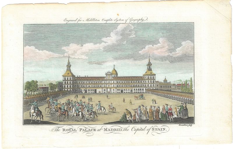 1750 View of the Royal Palace at Madrid from Middletons