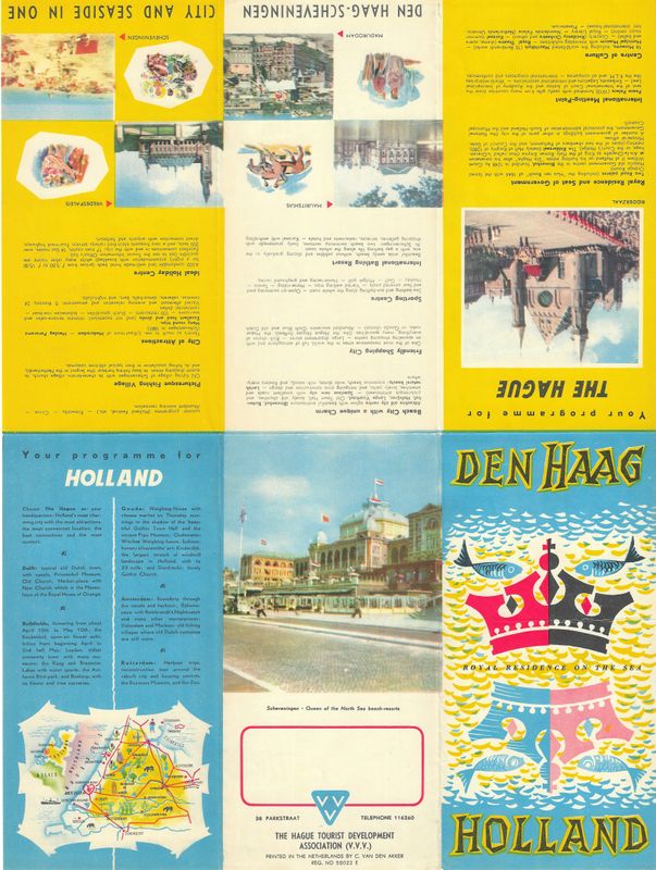 1952 Map of the Hague Holland