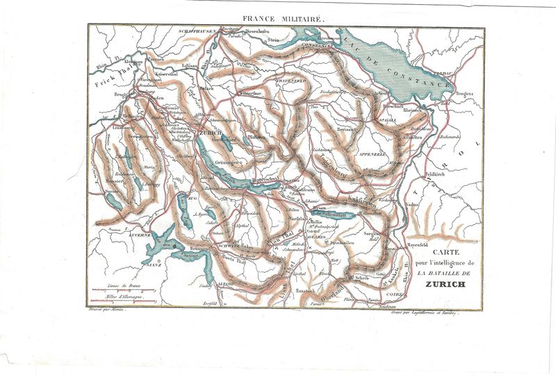 1808 France Militaire La Bataille de Zurich