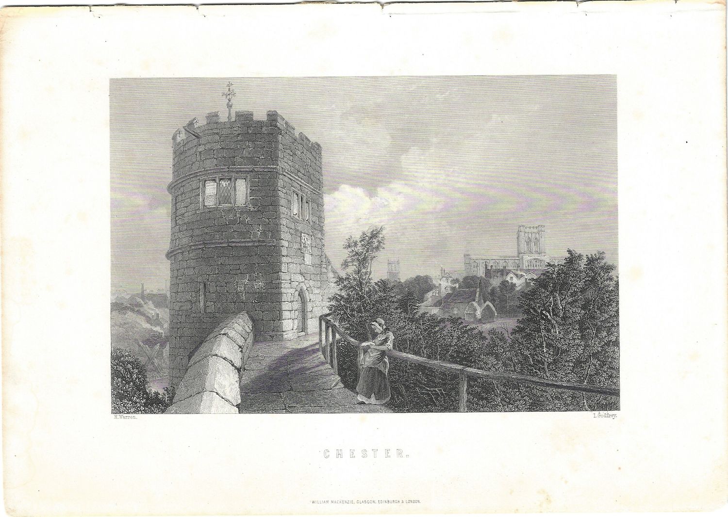 1867 View of Chester by William Mackenzie