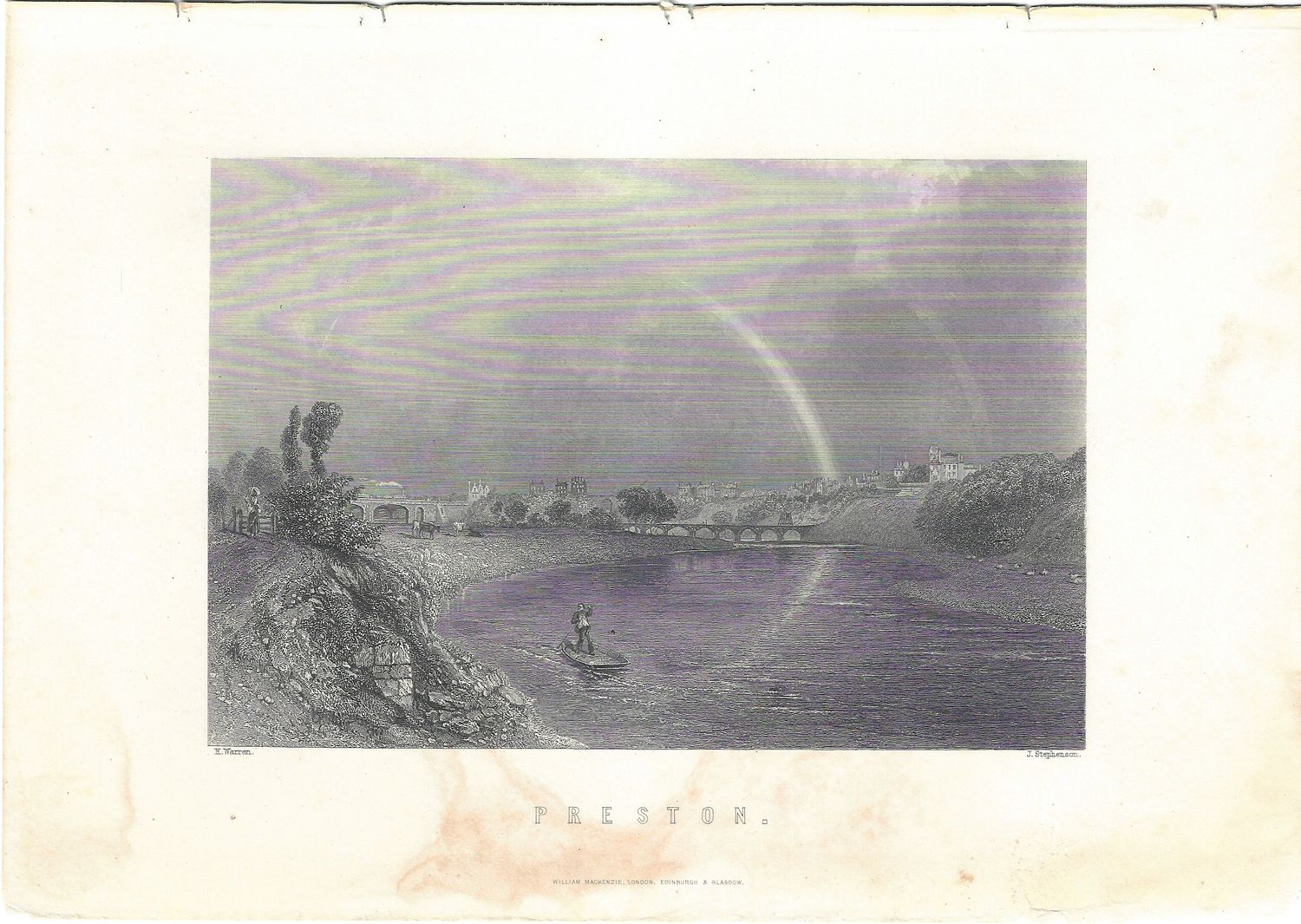 1867 View of Preston by William Mackenzie