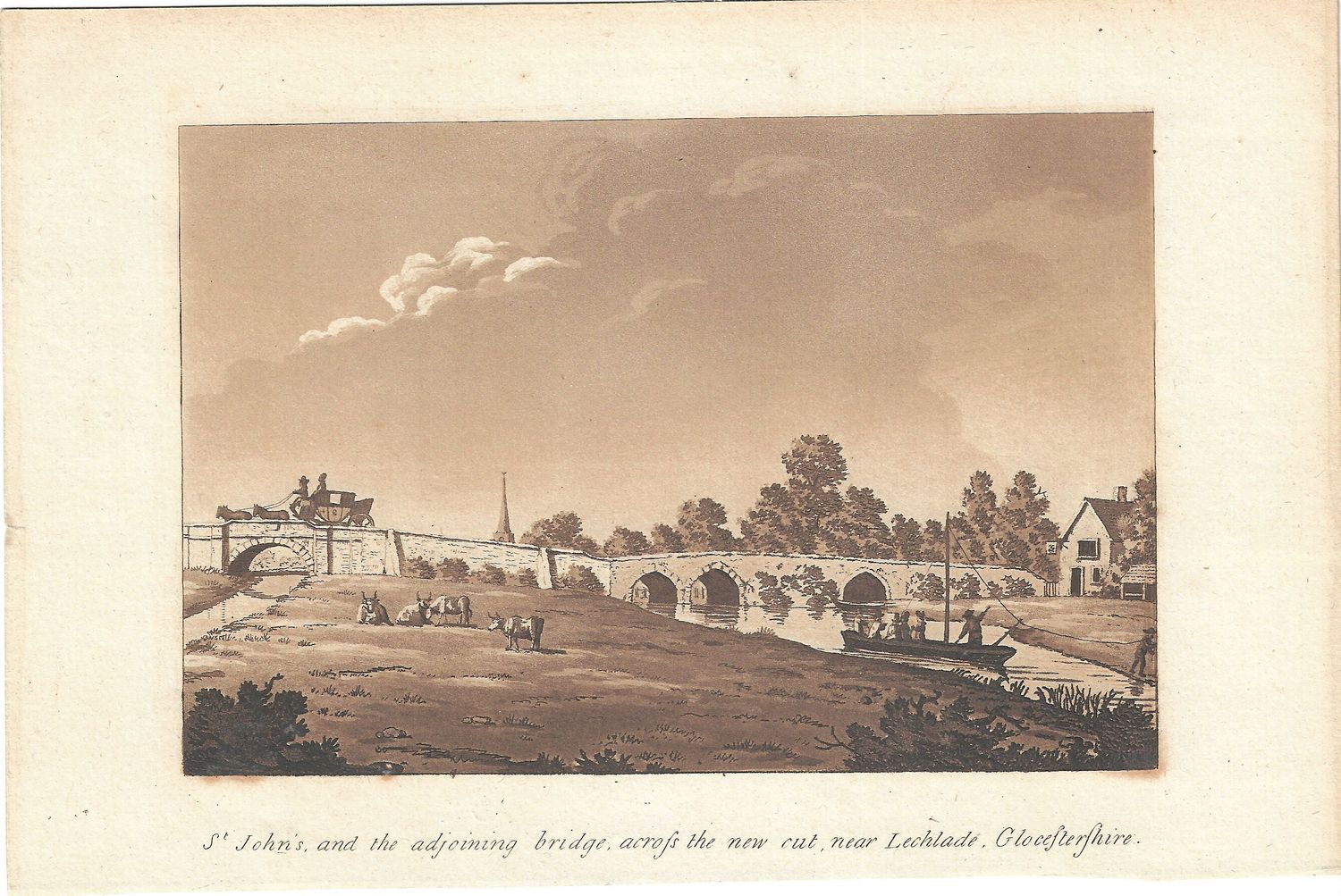 1893 Views of Great English Bridges -Group of 3