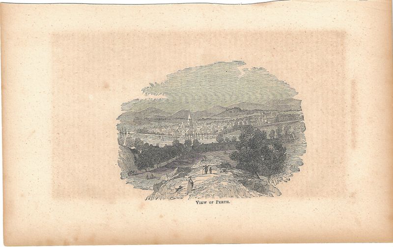 1852 View of Perth, Australia from Henry Bill