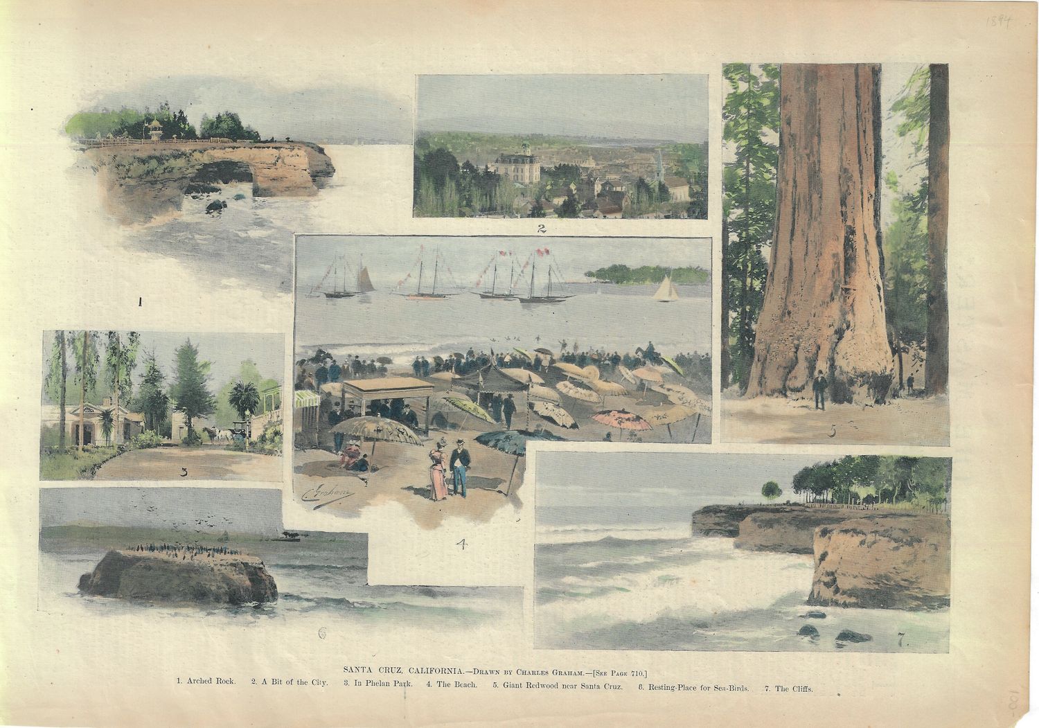 1894 Views of Santa Cruz by Charles Graham