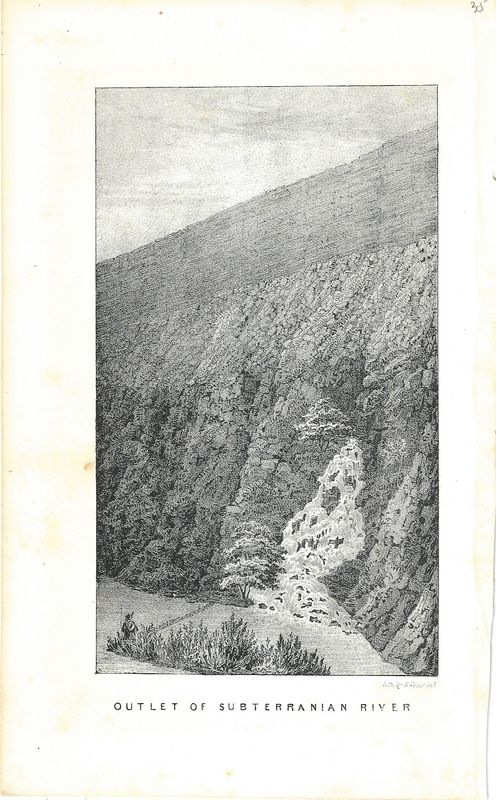 1844 Fremont Expedition:  Subterranian River