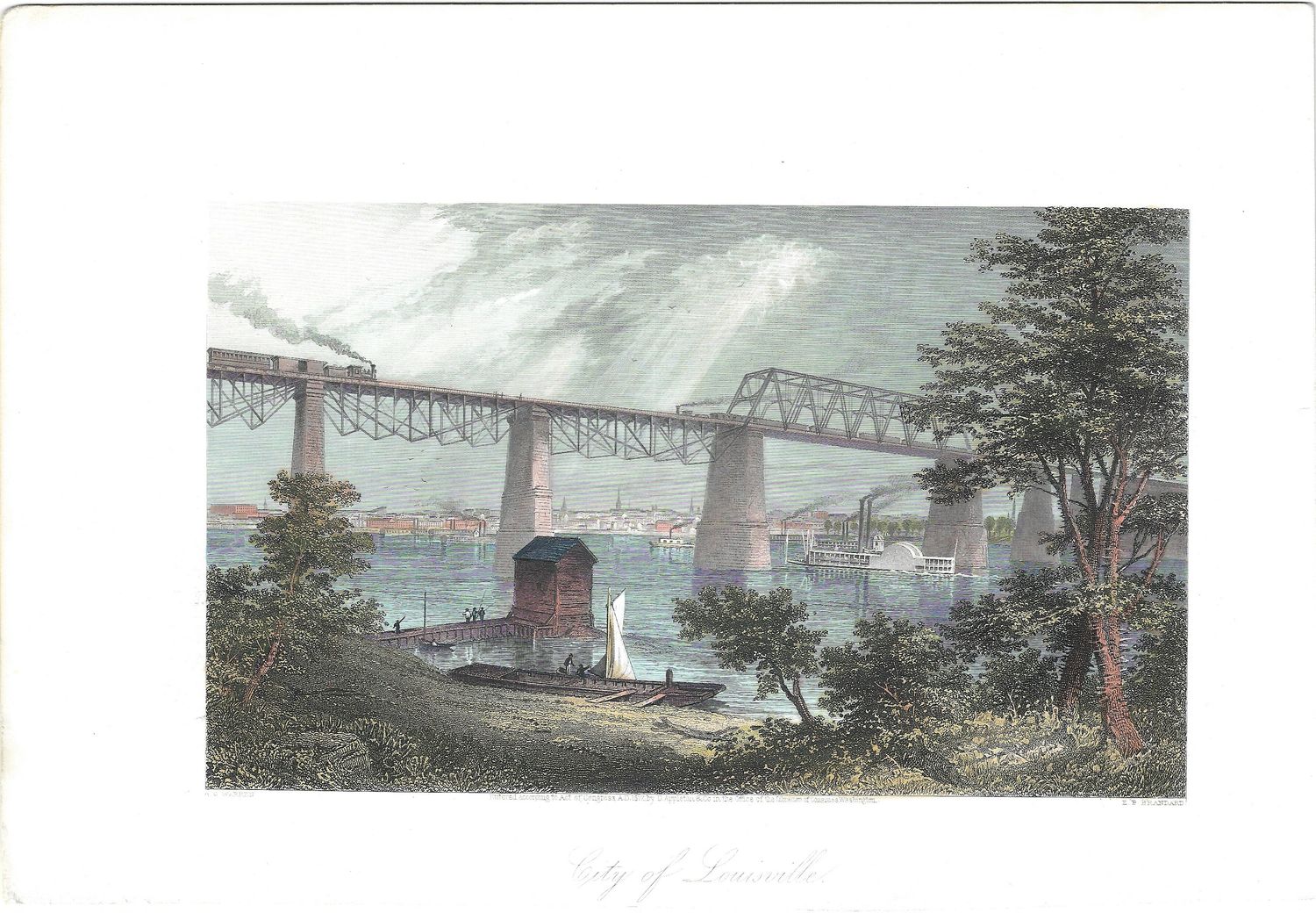1852 View of the City of Louisville, Kentucky