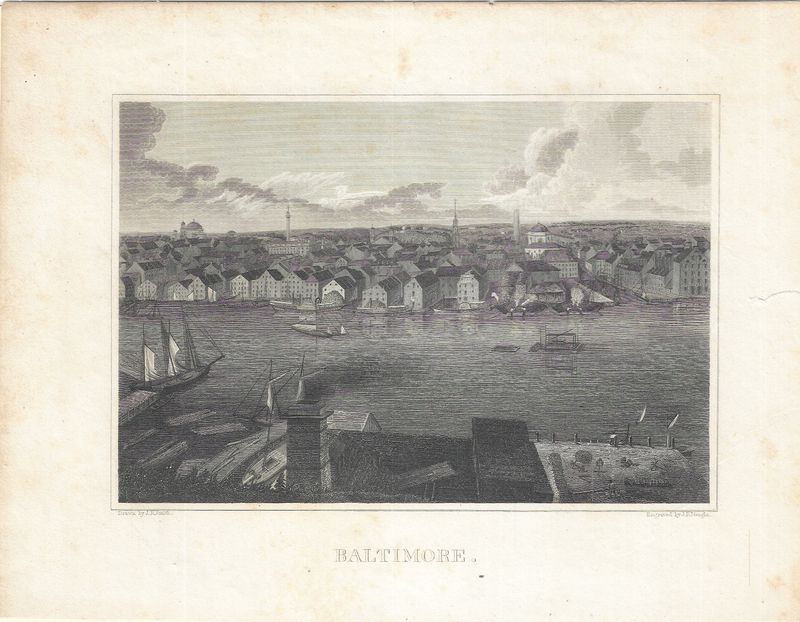 1851 View of Baltimore , Md.