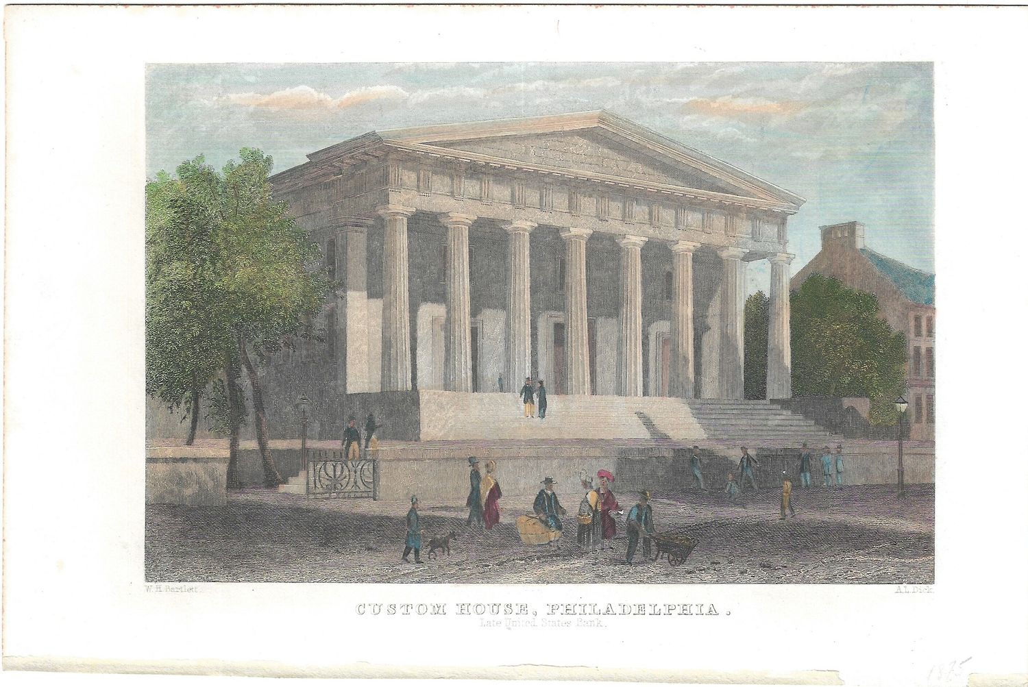 1875 View of the Custom House, Philadelphia (former US Bank)