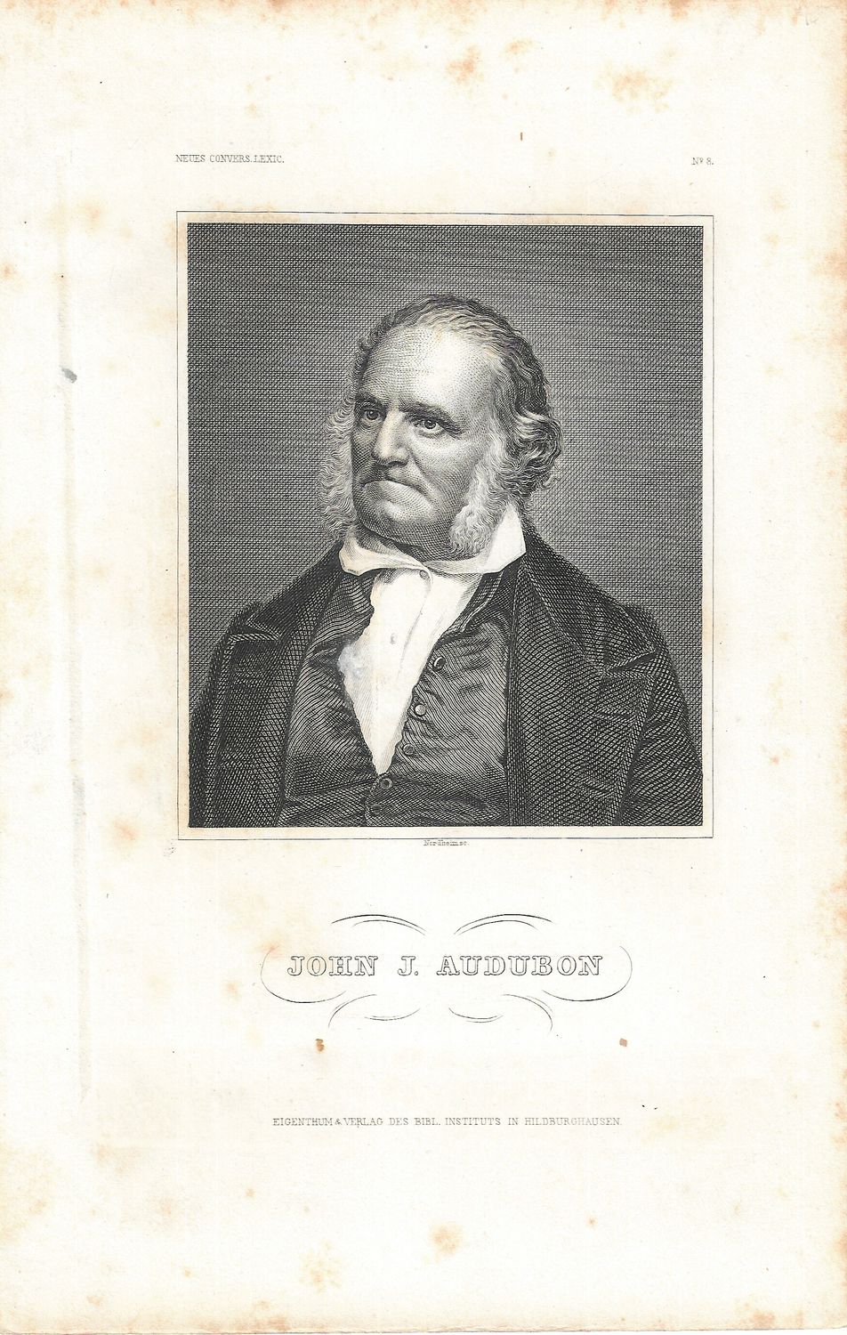 1840 Portrait of John J. Audubon
