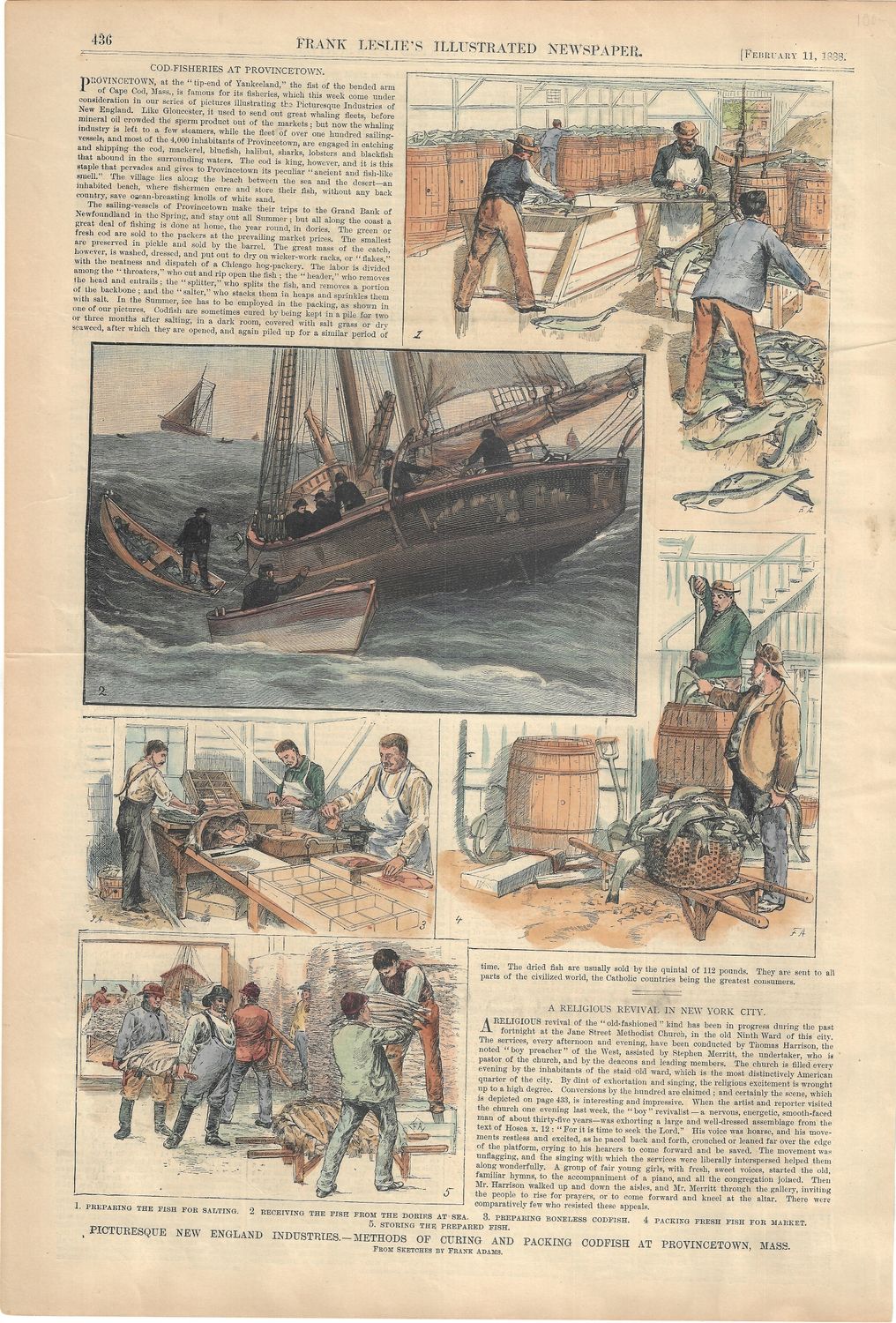 1888 Views of New England Industries from the Illustrated News