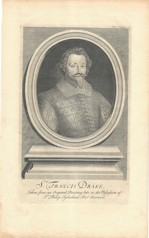 1744 View of Sir Francis Drake