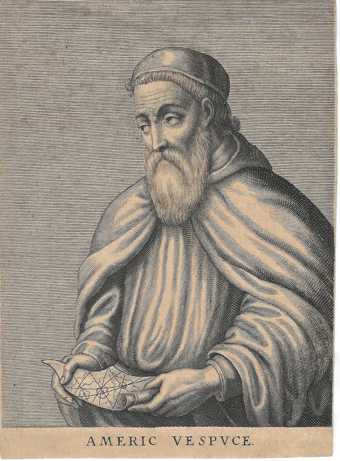 1750 View of Americ Vespuci