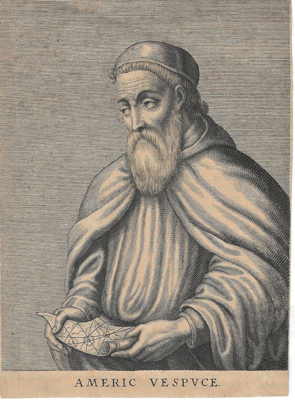 1750 View of Americ Vespuci