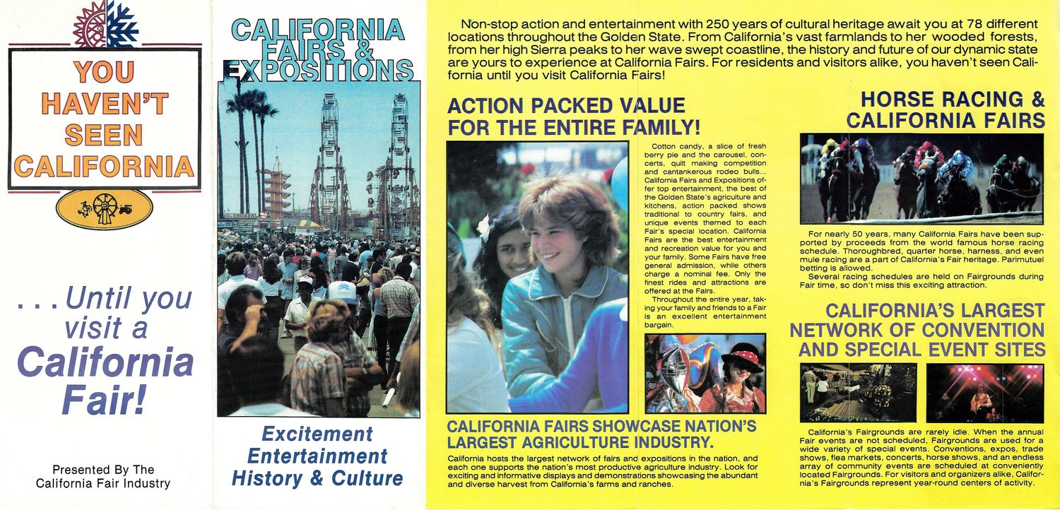 1992 Map of California Fairs