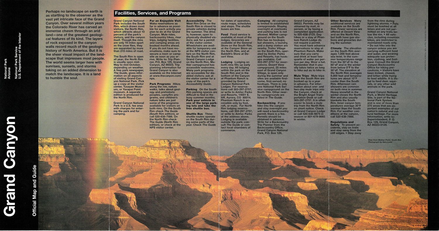 2000 Map of Grand Canyon