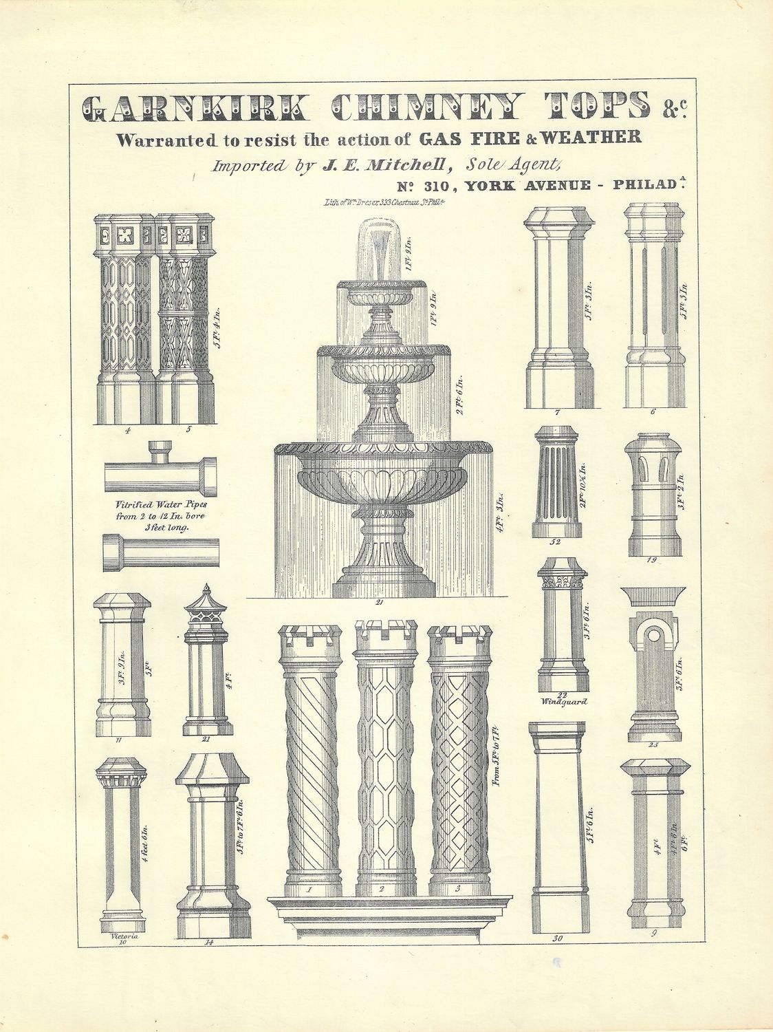 1880 Garnkirk Chimney Top Advert