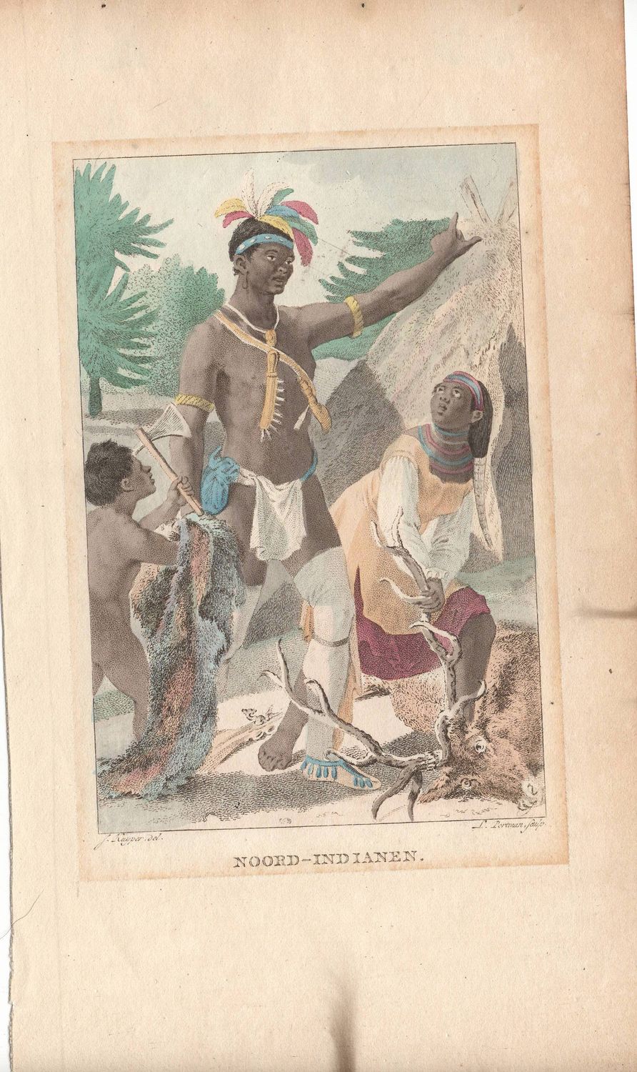 1836 View of Noord Indians w/OHC