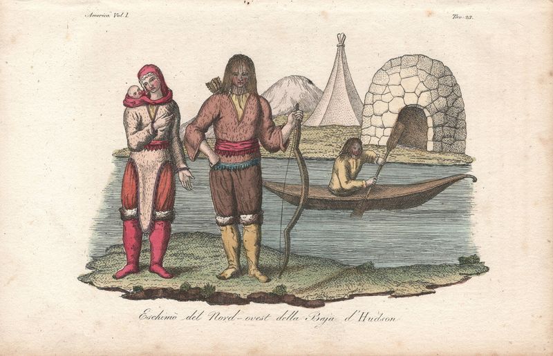 1810 View of the Eskimo of Hudson's Bay w/ohc