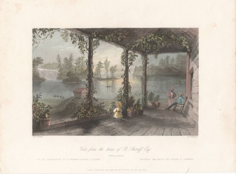 1841 View from the House of R. Shirreff on the Ottawa River