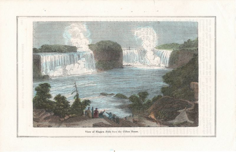 1873 View of Niagara Falls from the Clifton House w/hc