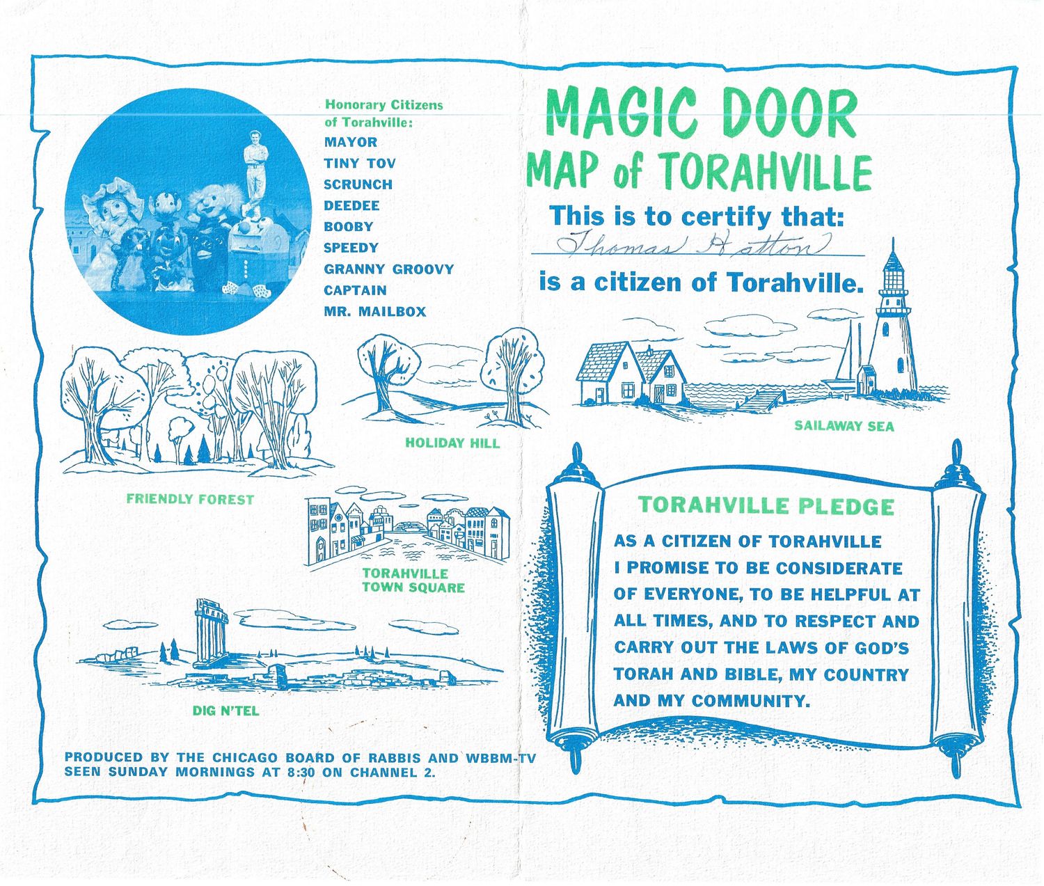 1965 Map of Torahville