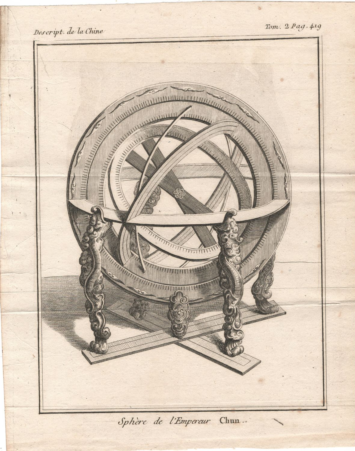 1807 Description of China - View of The Emperor Chun&#39; Sphere