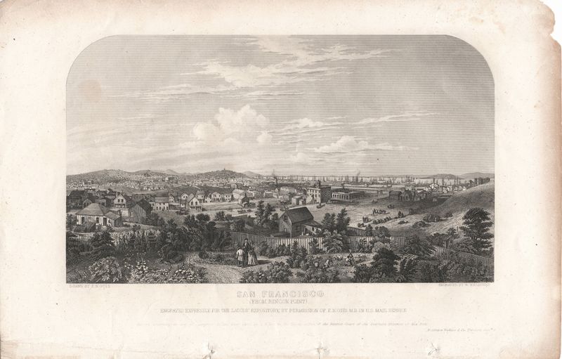 1856 View of San Francisco from Rincon Point
