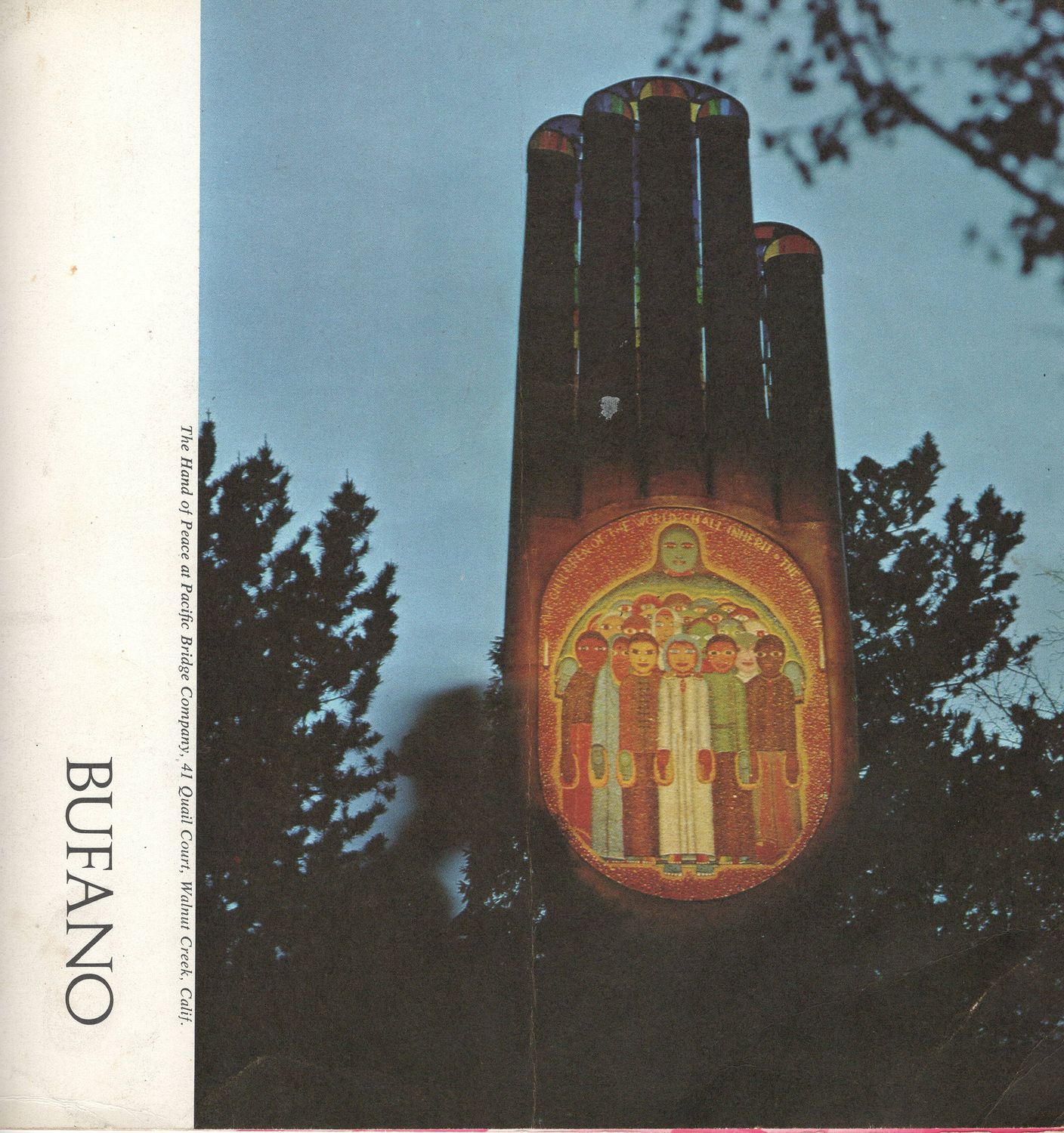 1967 Benjamin Bufano Brochure (signed) from the Peace Hand Opening