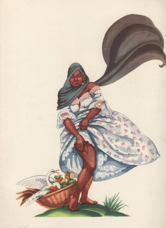 1955 Group of Menus (4) from the Pan American Society Dinner 8" x 11" color lithographic Menus