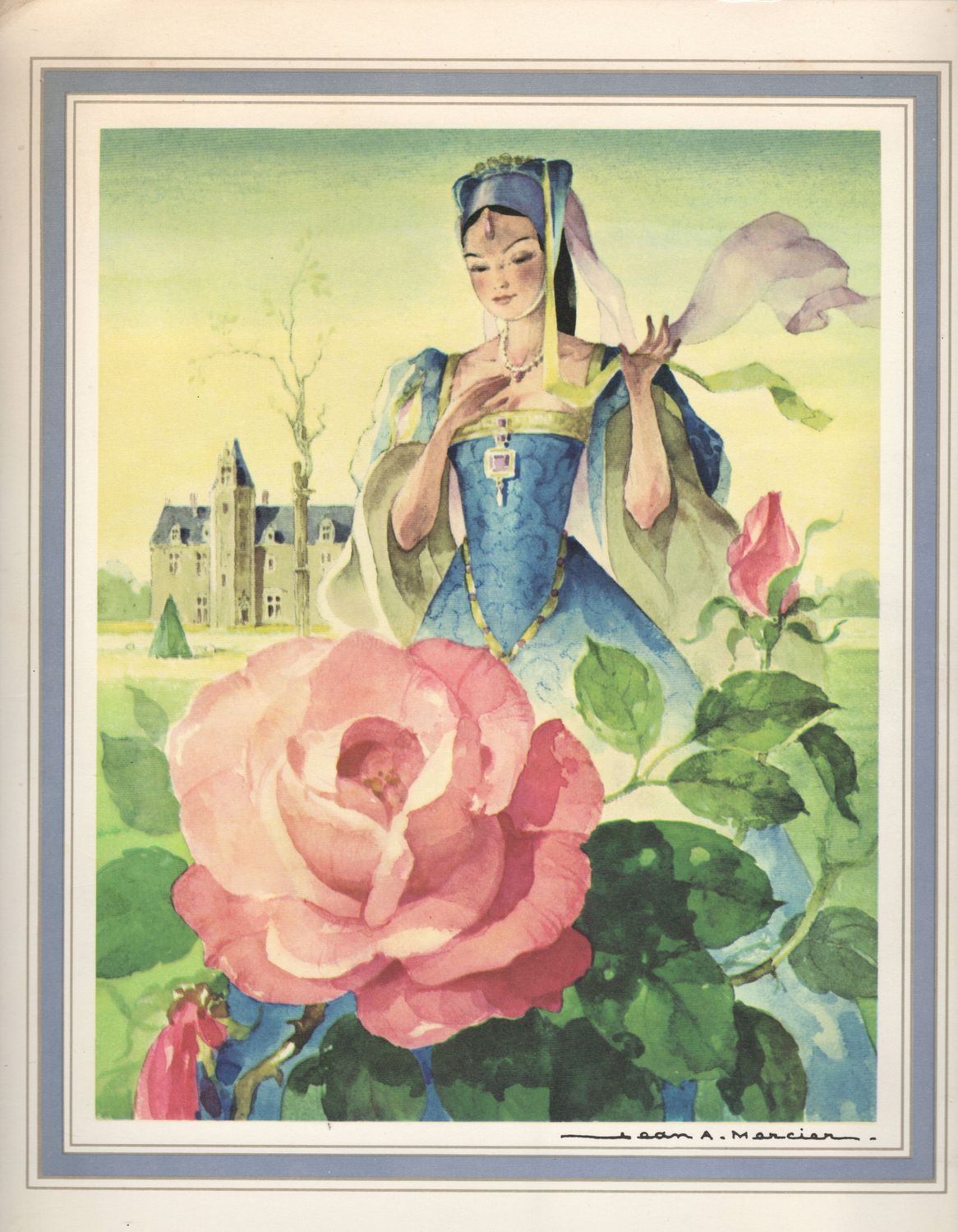 1967 Group of Menus (7) from the French Line  July 1967