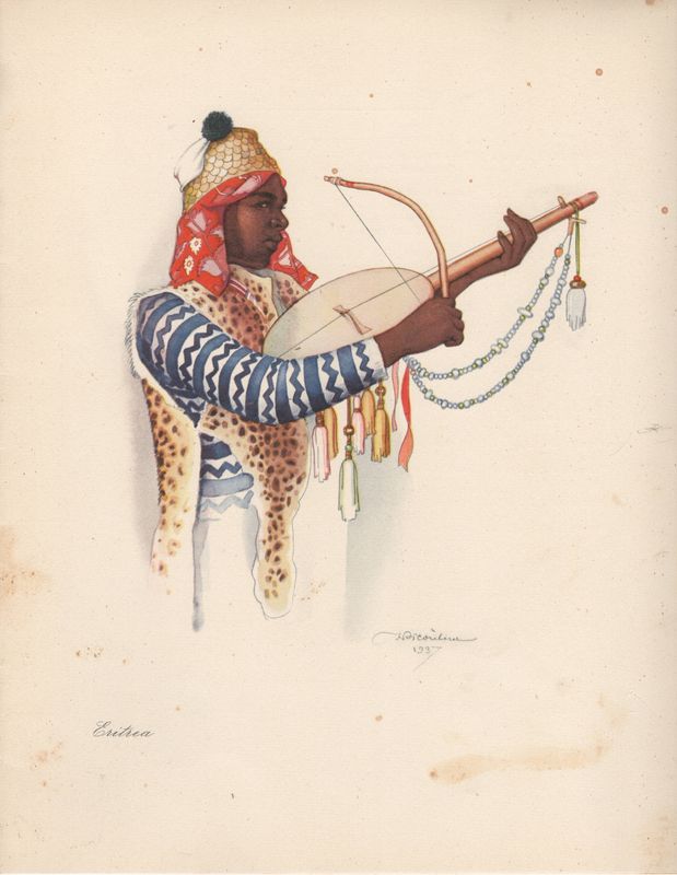 1950 Group of Menus (8) from the Linee Italiano - Costumed People of Italy  5/31/50