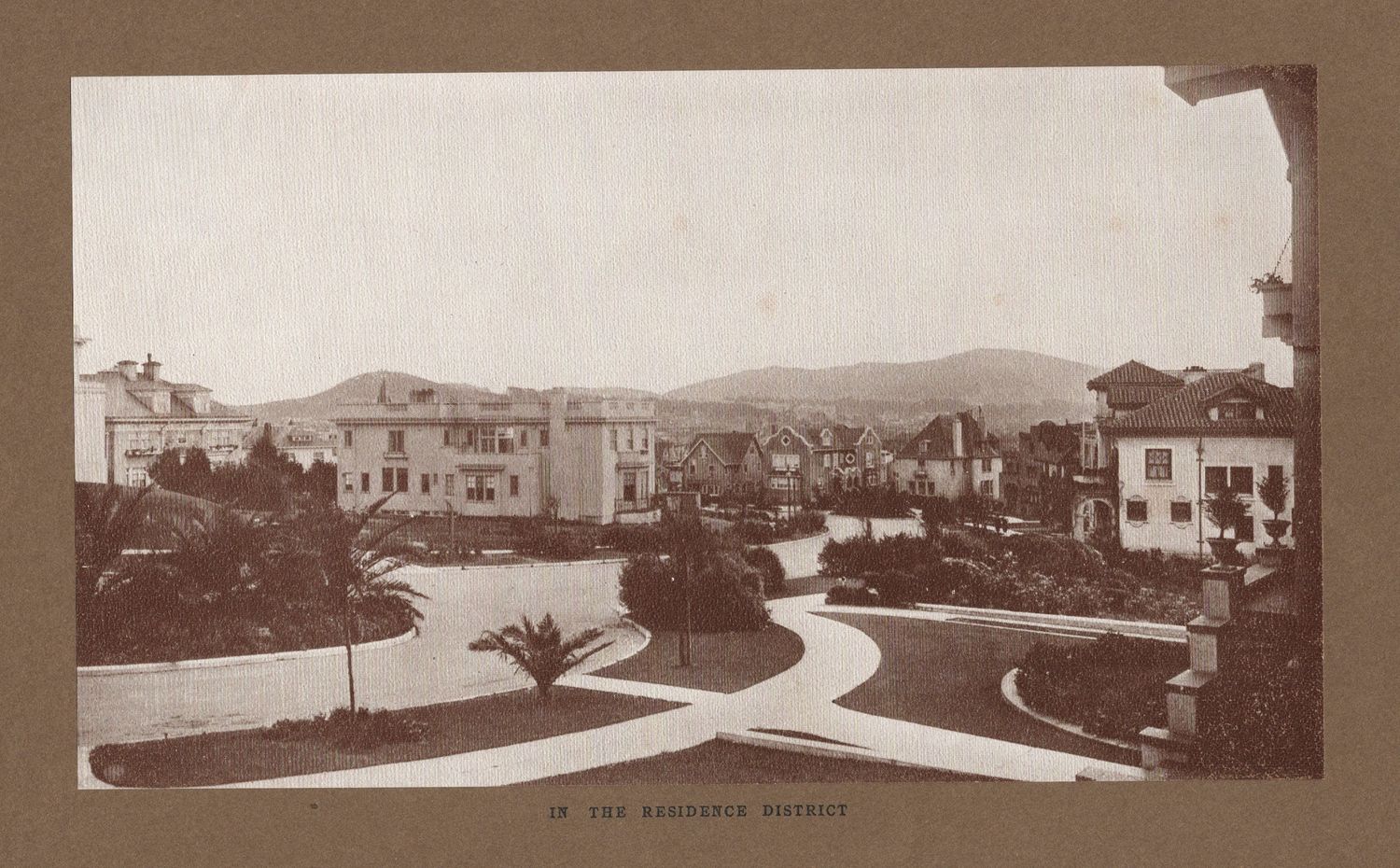 1915 Pair of Photolithographs of San Francisco Residences