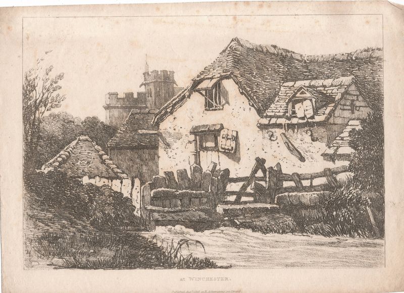 1790-1830 Group of 6 European Views-copper engraving