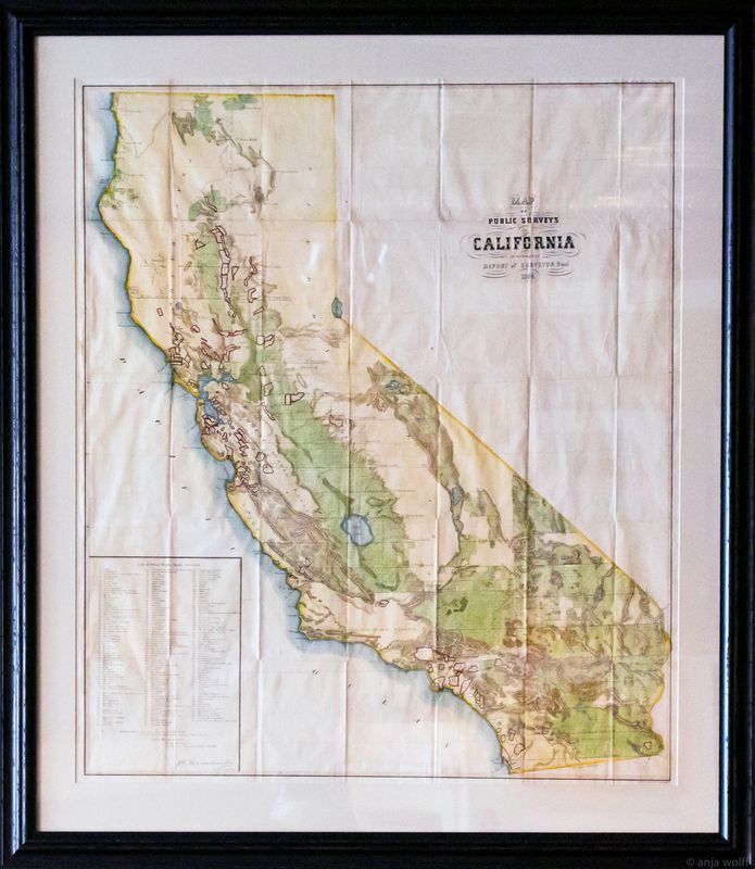 1859 California by the General Land Office w/hand color